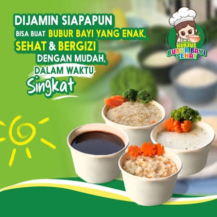 Kursus Bubur Bayi Enak dan Bergizi dengan Mudah dalam Waktu Singkat