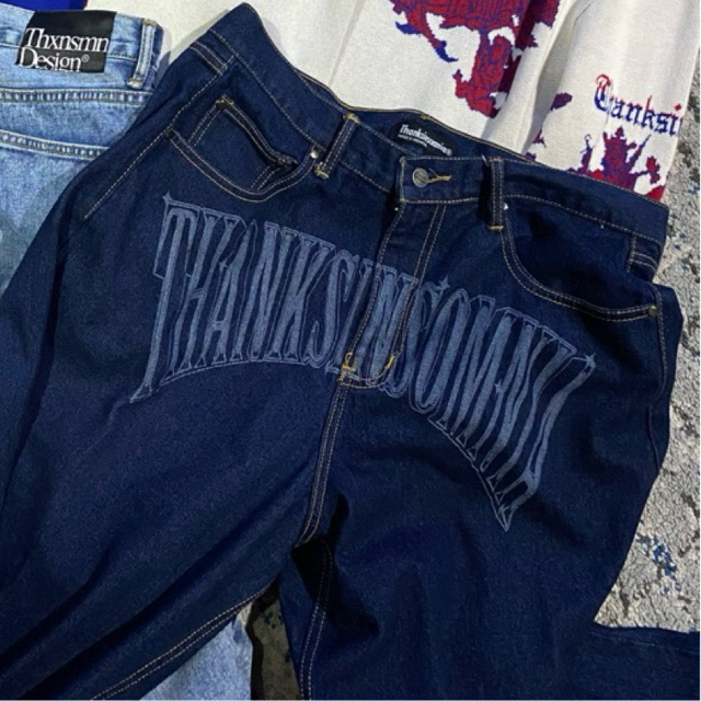 denim thanksinsomnia art depan size 34