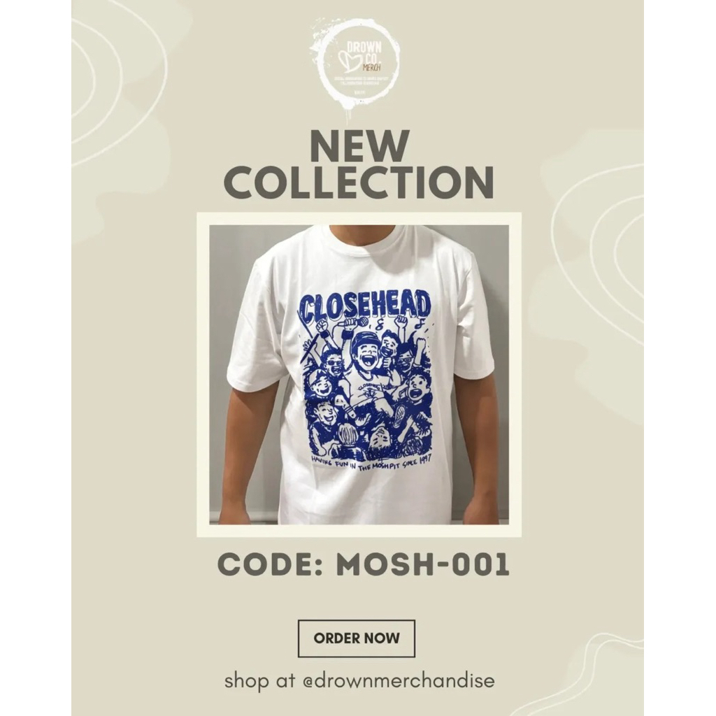 Closehead-MoshingWhite