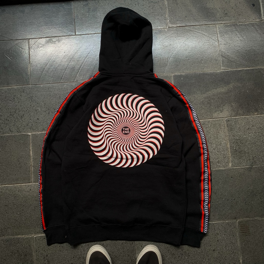 SPITFIRE - CLASSIC STRIPE HOODIE BLACK