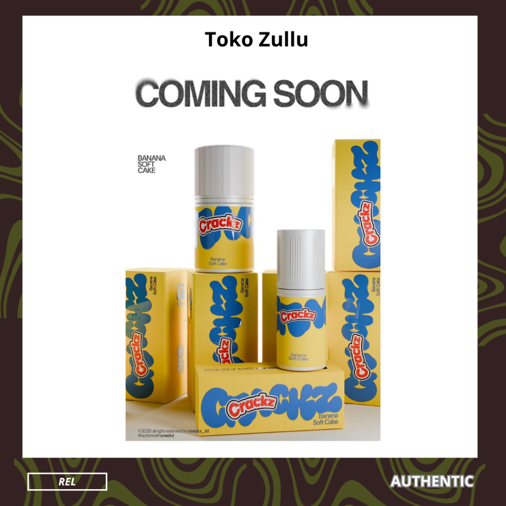 Crackz Banana Softcake Saltnic 30mg 30ml 100% Authentic