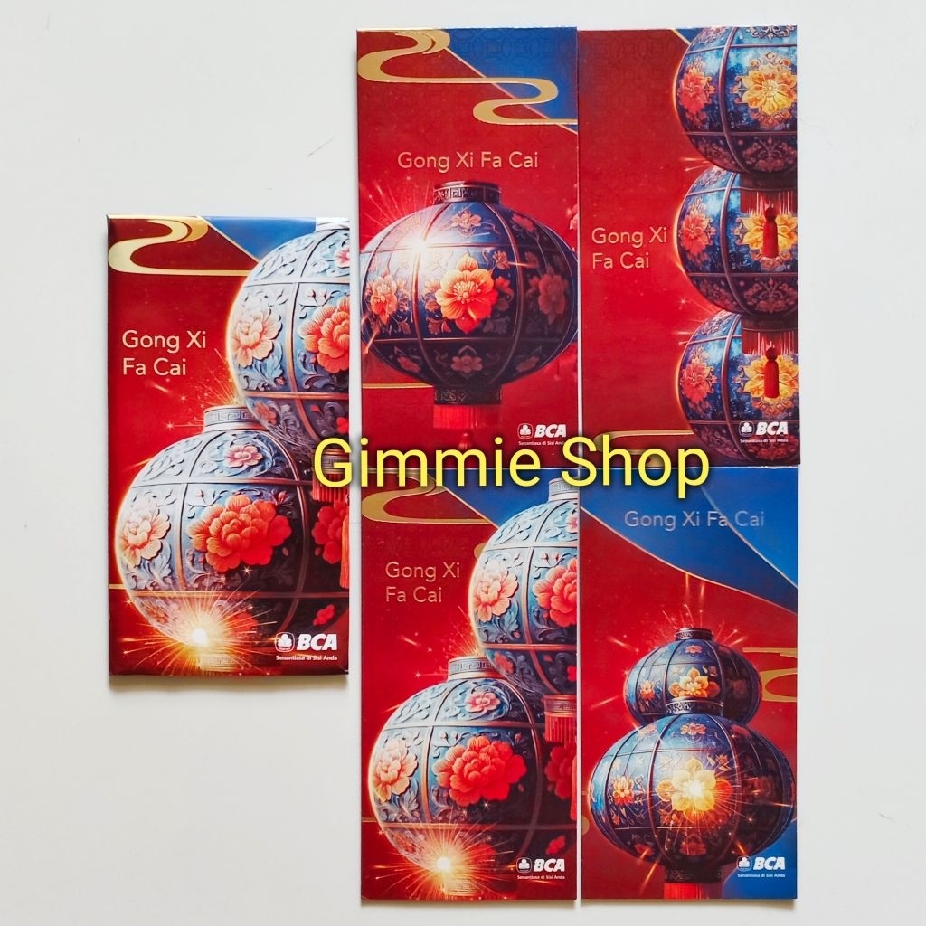 Angpao imlek panjang premium netral angpau sincia 2026 Bank BCA Hadiah Hampers Gift Tas Handbag Clut