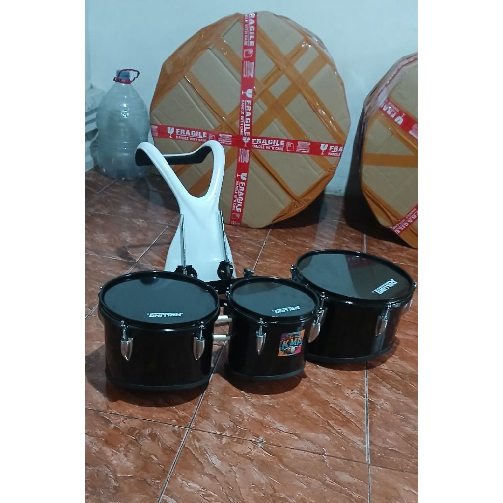 Trio tom drum band+harhes Fiber