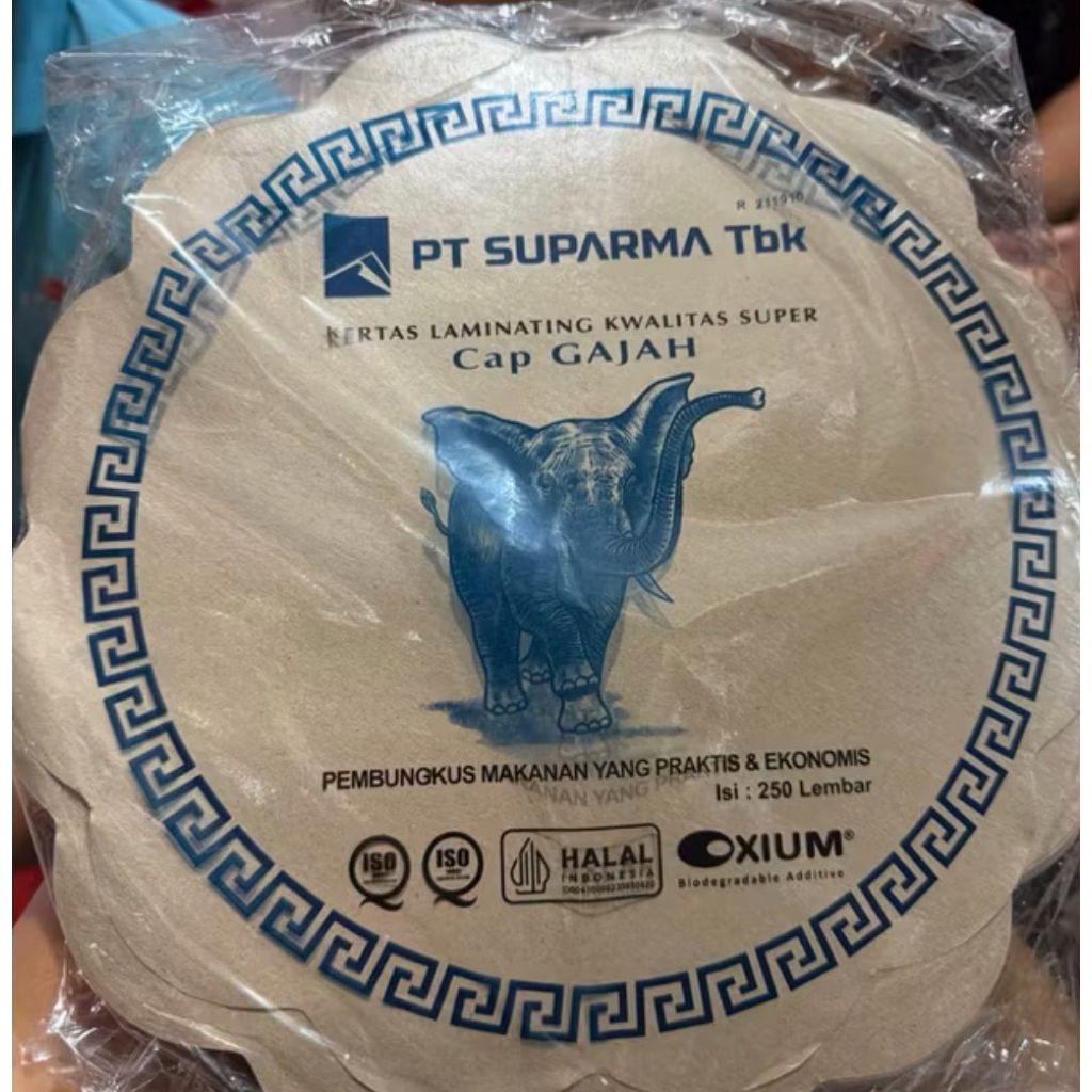 KERTAS NASI KEMBANG ISI 250 PCS - KERTAS ALAS PIRING ROTAN ISI 250 PCS