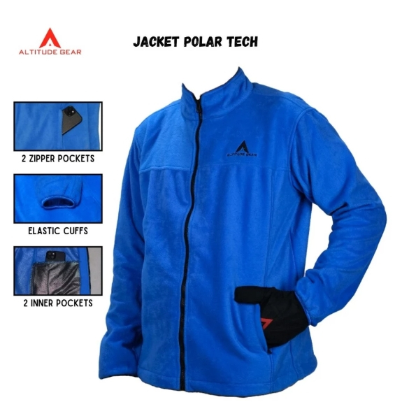 Jaket Gunung Hangat Polar Omni heat Mid Layer - Jacket Fleece Pria dan Wanita Altitude gear