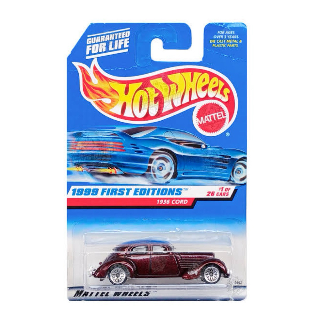 Hot Wheels - 1936 Cord Maroon 1st Edition (BHL146-1232)