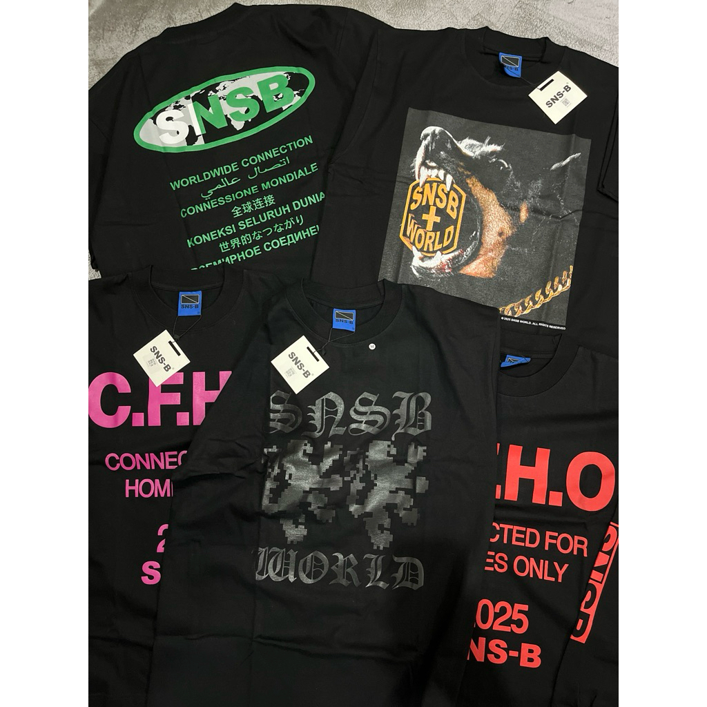 (100%Original) SNSB CFHO | Long Sleeve| TShirt| New | SNSB WORLD | Size S-M