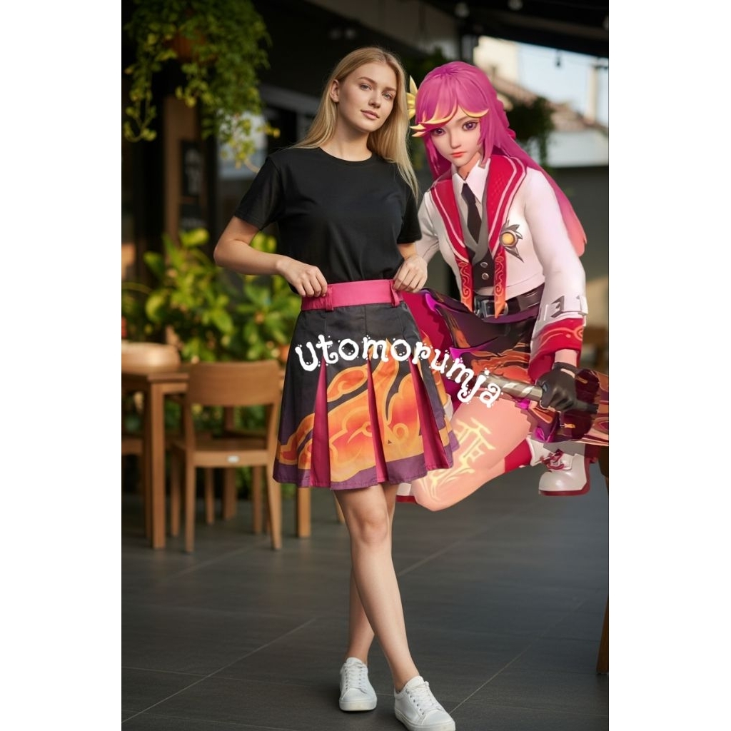 utomorumja rok kagura exorcist kostum cosplay