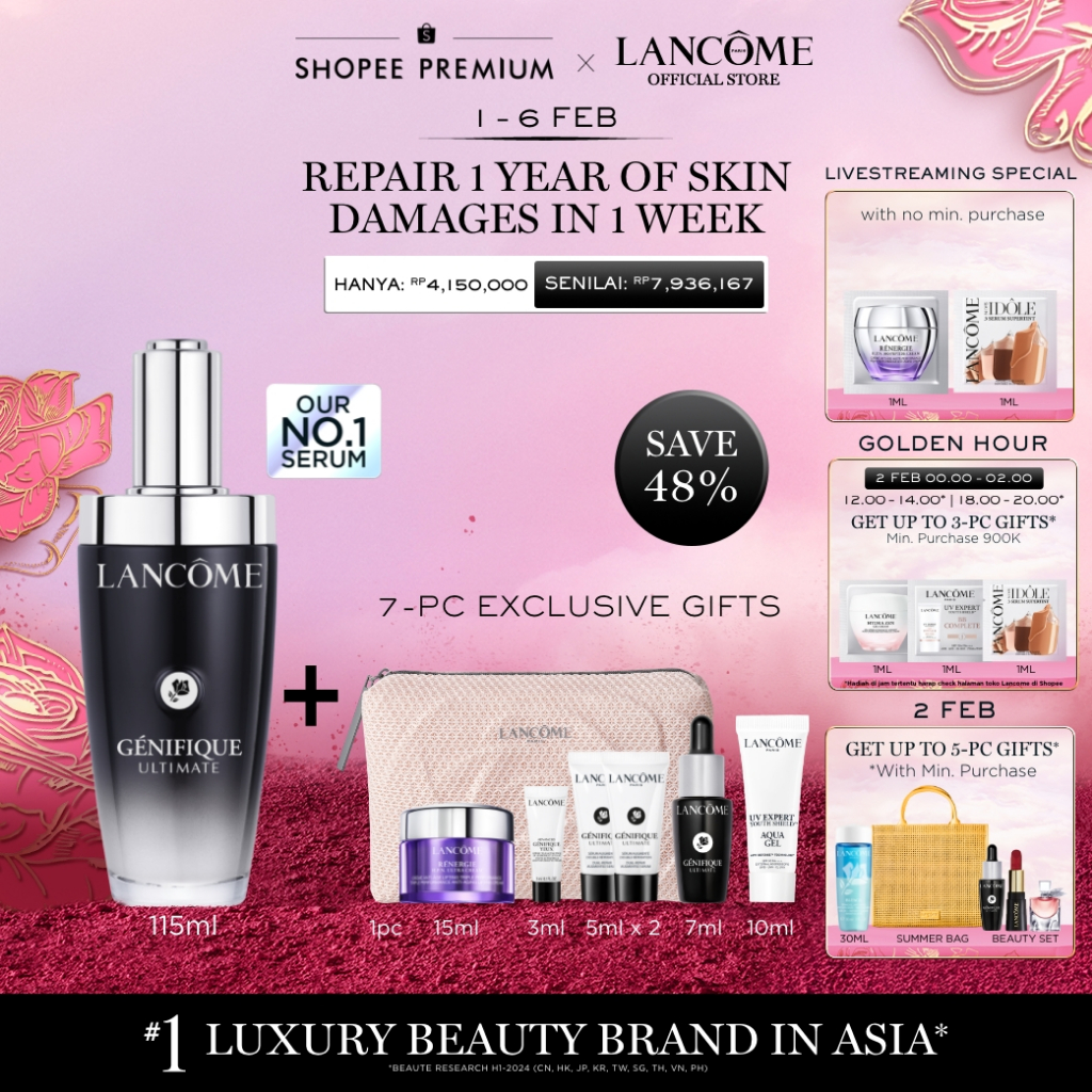 Lancome Genifique Ultimate Serum 115ml - Serum Wajah