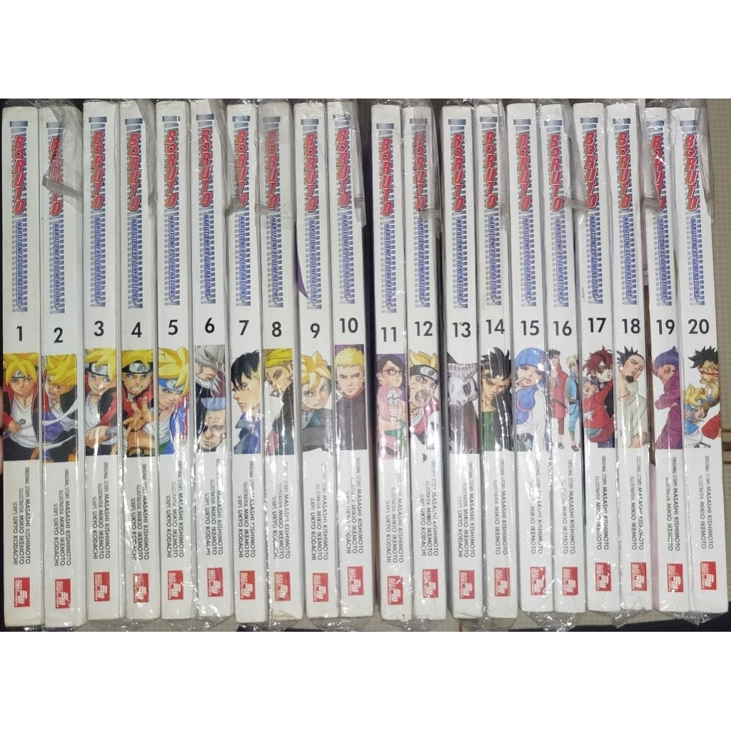 Komik Boruto vol 1-20 set kolpri