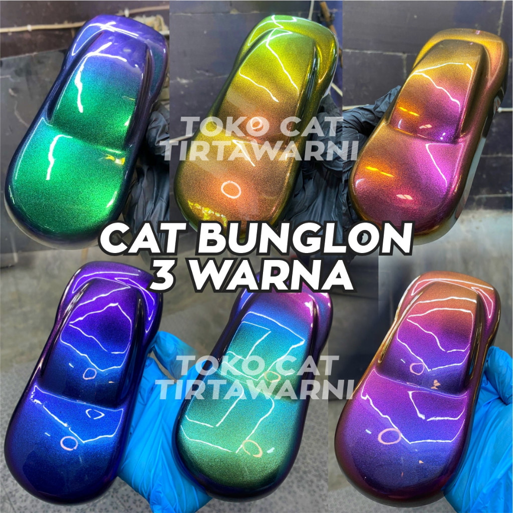 CAT BUNGLON 3 WARNA PU (POLYURETHANE)