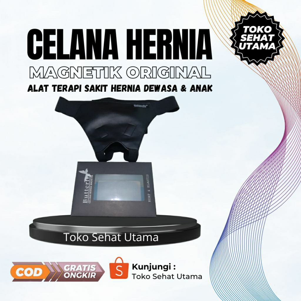 Alat Kesehatan Terapi Hernia Turun Berok Dewasa & Anak Celana Hernia Magnetik Original Asli Obat Her