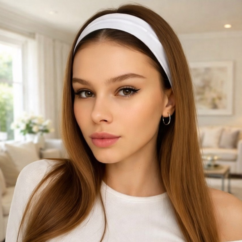 Bandana Headband Wanita Korea Headband Sport Super Premium Bandana Wanita