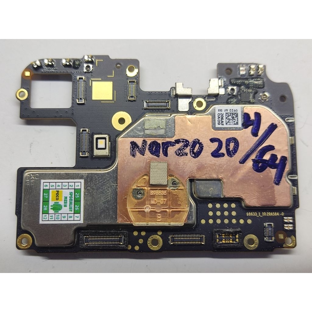 Mesin Realme Narzo 20 4/64GB Normal segel tested Bergaransi