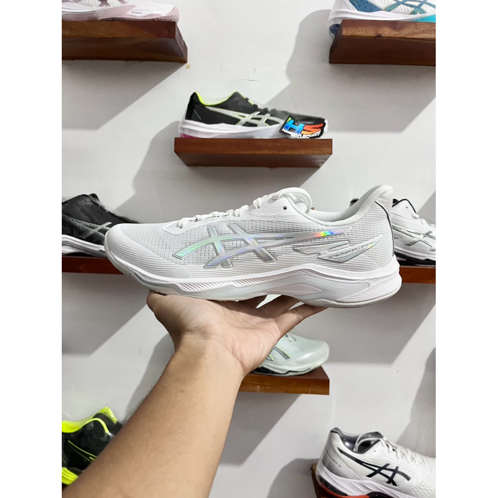 Asics Netburner Ballistic FF 4 Original ShinePack - White/Silver