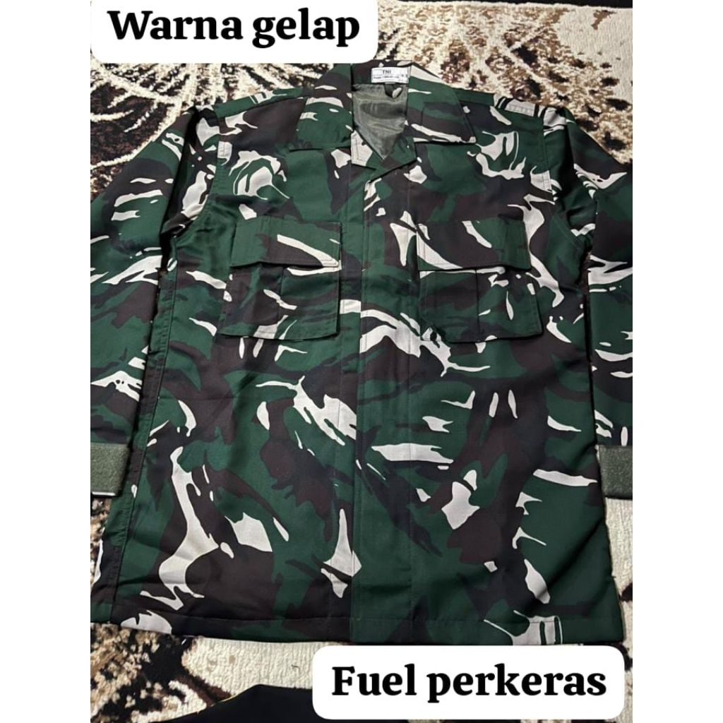 BAJU PDL TNI BALOTELI WARNA GELAP