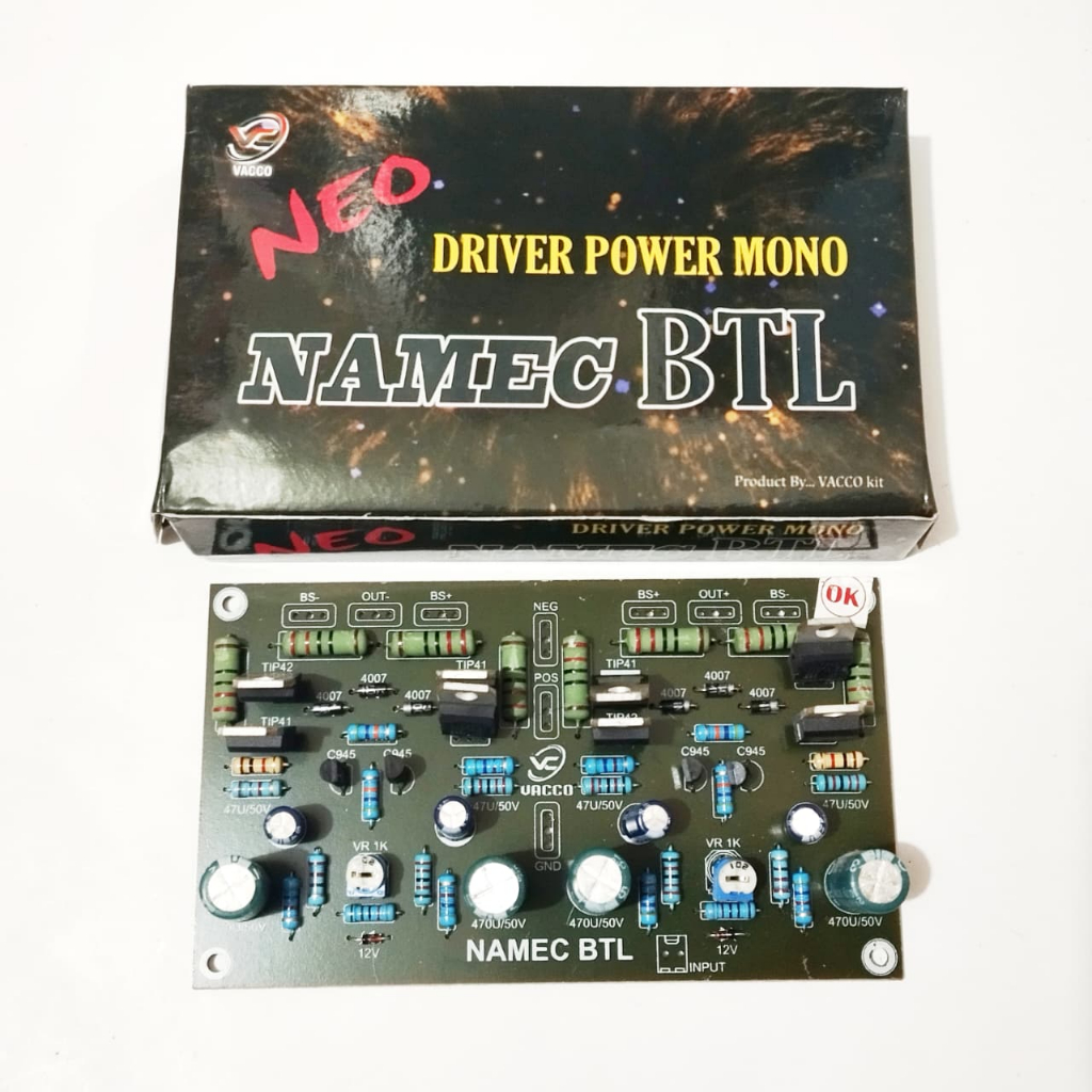 Kit Power Amplifier NAMEC BTL Produk VACCO NAMEC BTL