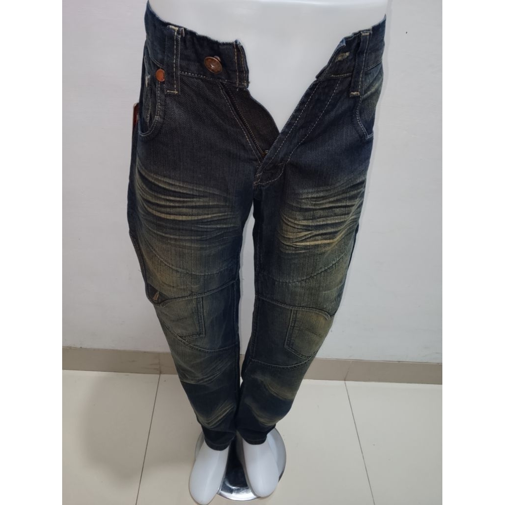 celana panjang Jeans pensil Denim pria X-S00 tersedia ukuran 30 - celana jeans model pensil pria -ce