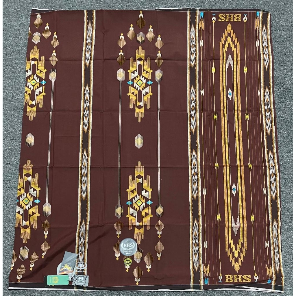 Sarung BHS Masterpiece SID Sutra, warna Coklat