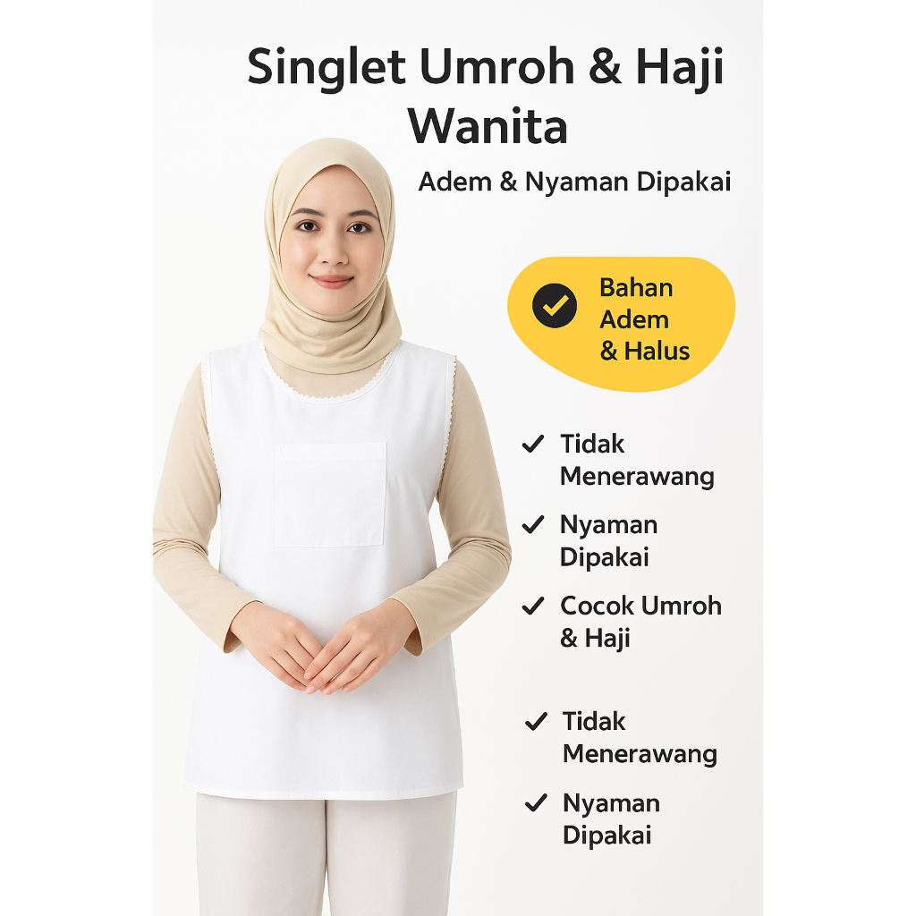 Singlet Umroh & Haji Wanita