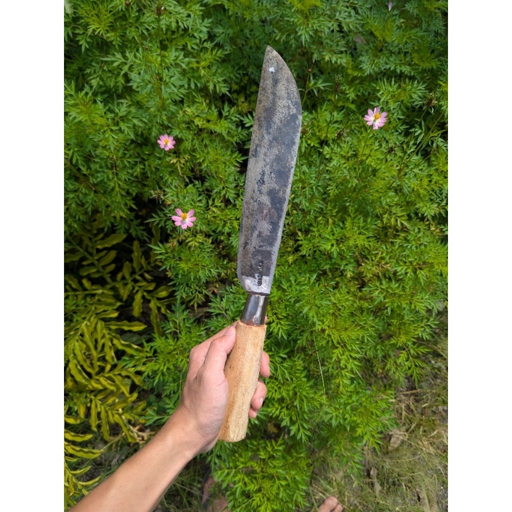 Golok / Parang Kerja Baja – Gagang Kayu