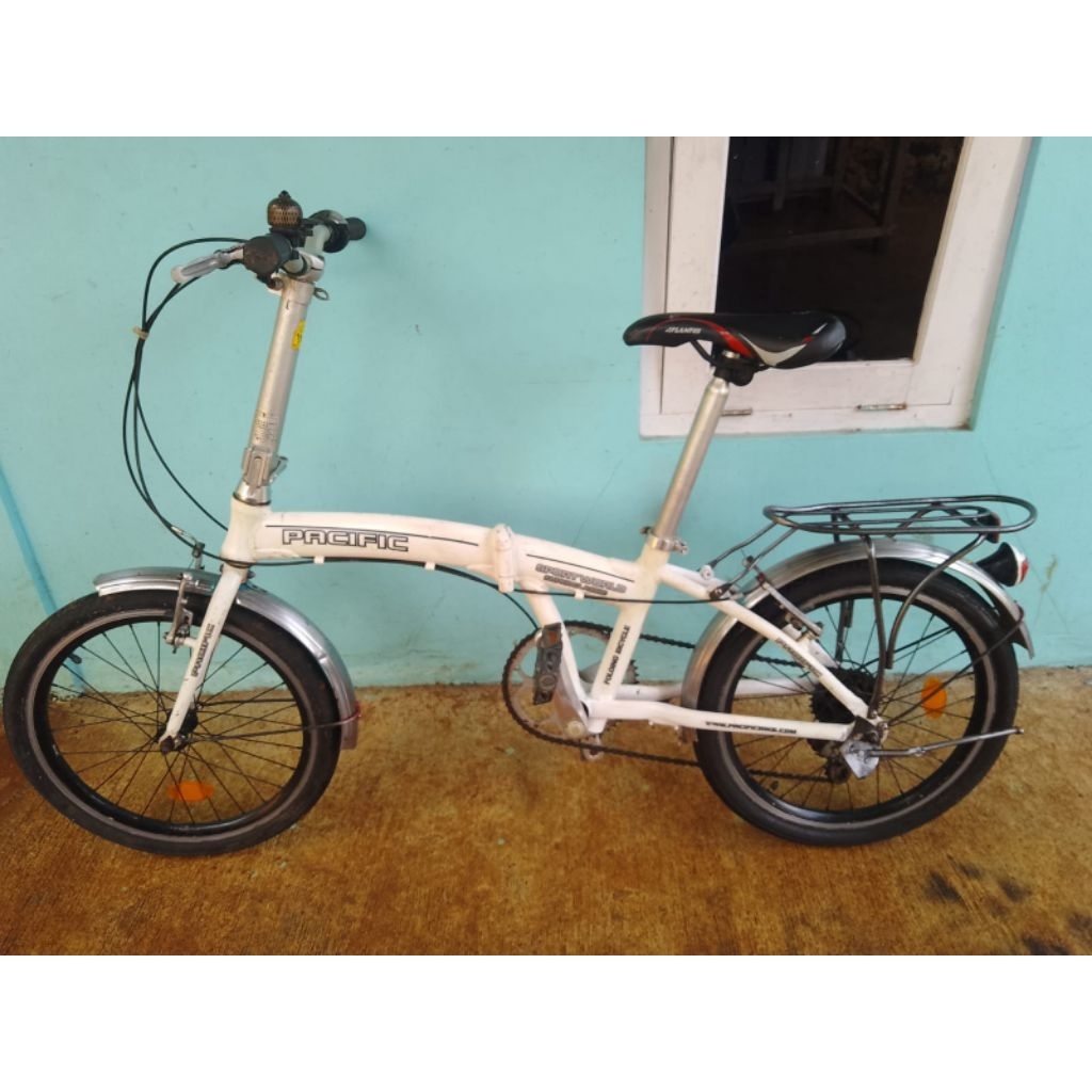 Sepeda Lipat Pacific Almunium Alloy Ring 20" Kondisi Second - Sangat Baik