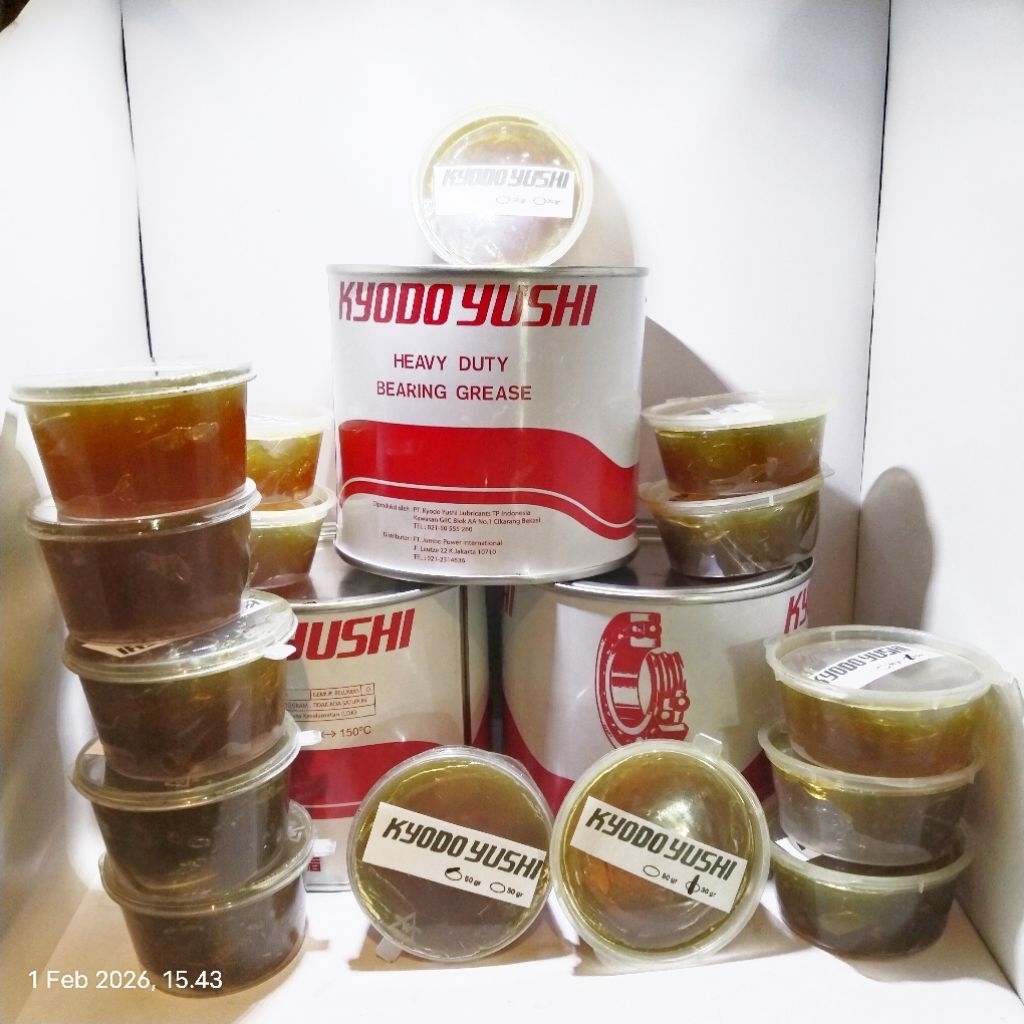 Stempet grease KYODO YUSHI re pack kemasan isi ulang stempet bearing cvt dan sejenisnya