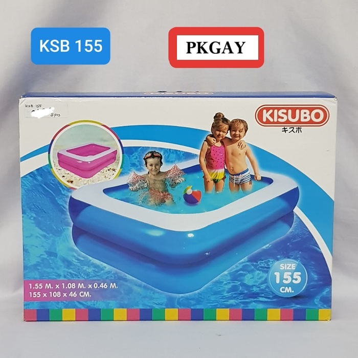 Kolam renang Kisubo KSB155 kolam renang karet anak anak size 155cm