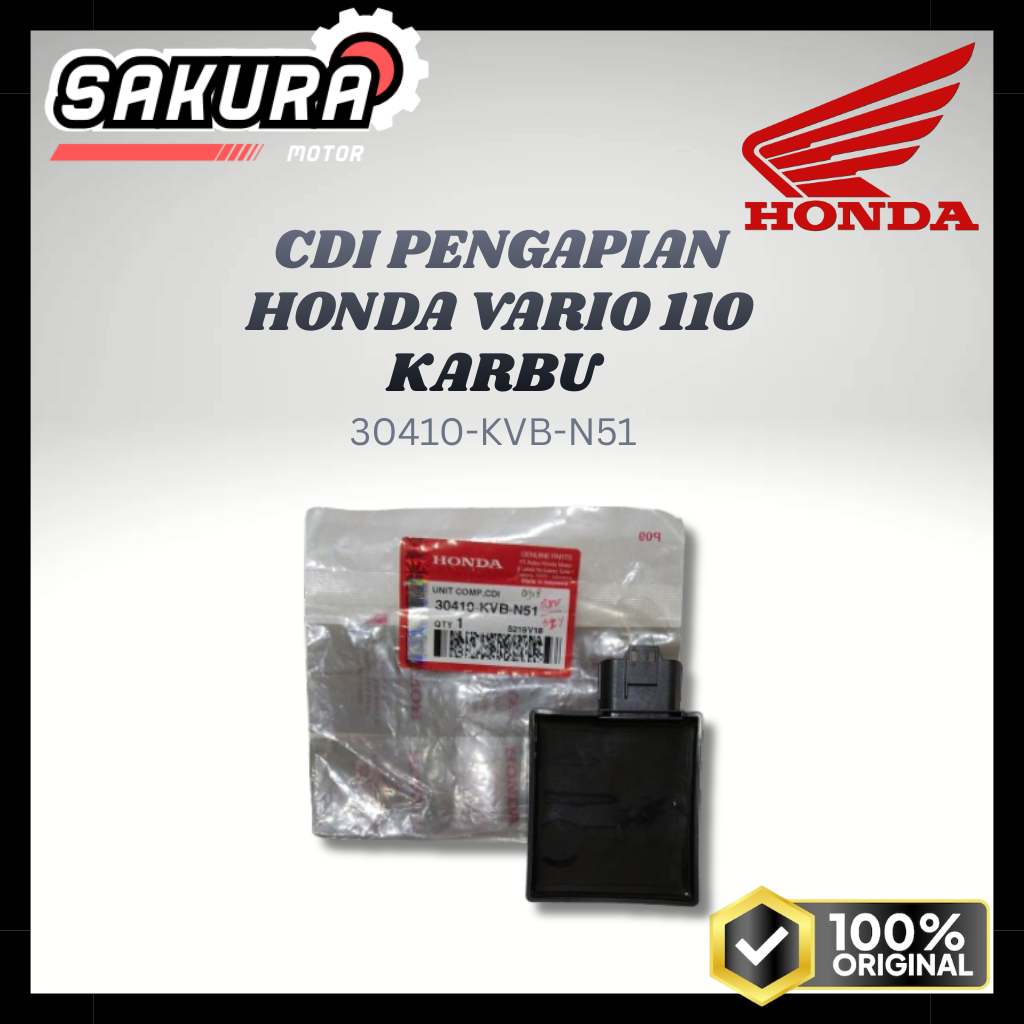 CDI PENGAPIAN HONDA VARIO 110 KARBU 30410-KVB-N51 HONDA 100% ORIGINAL