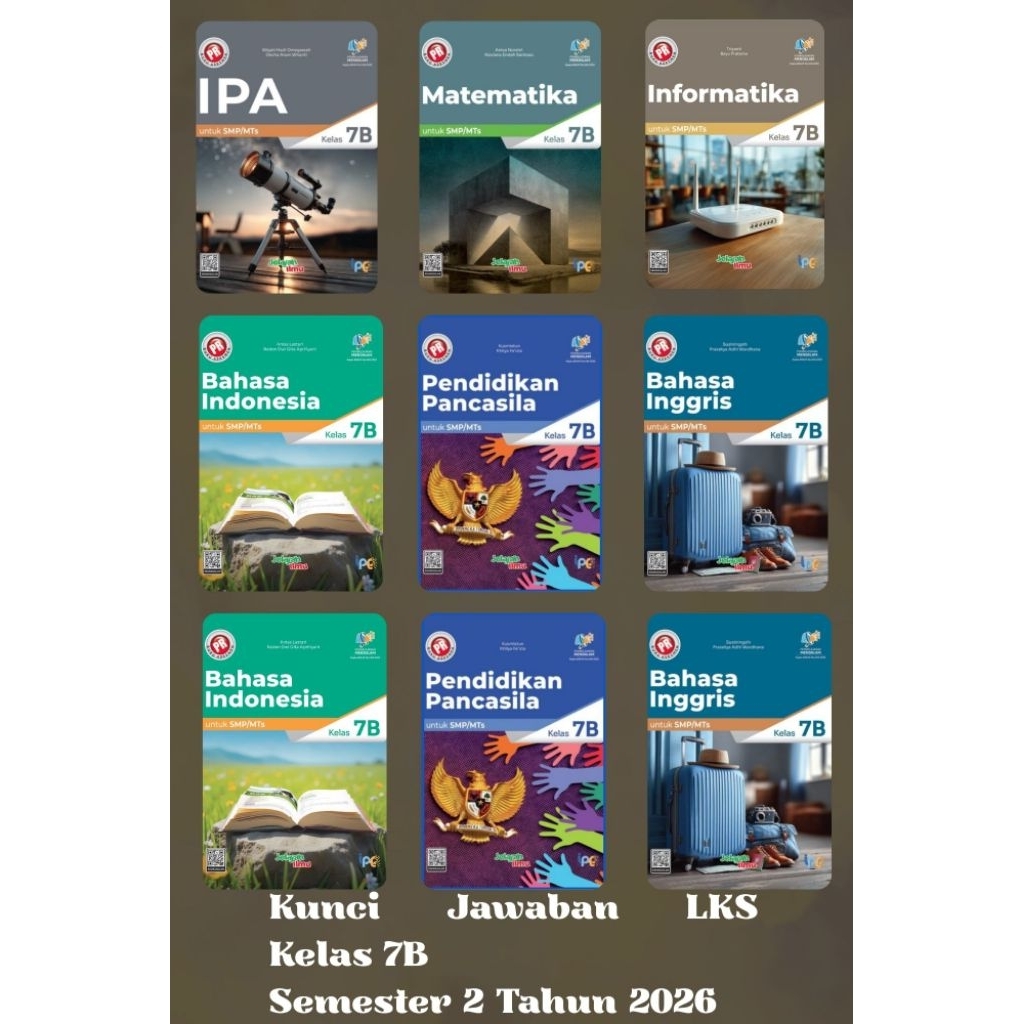 PEGANGAN GURU PR/LKS ASESMEN INTERAKTIF INTAN PARIWARA SMP/MTS KELAS 7B KURIKULUM MERDEKA SEMESTER 2