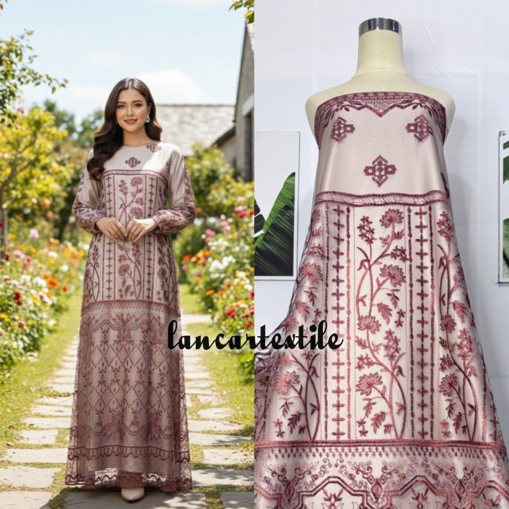 Tile Sapto Etnik / Tile Sapto / Sapto Dasar Skin / Bahan Kebaya