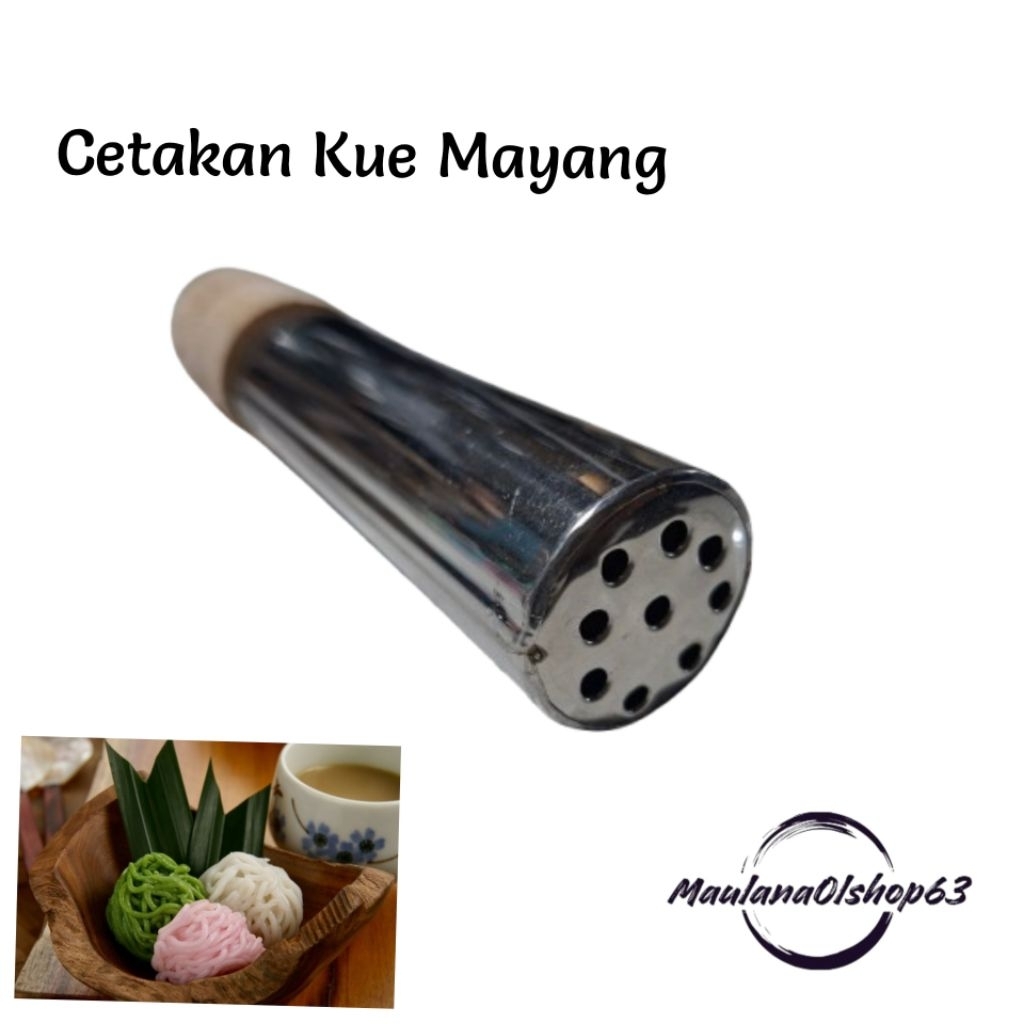 Cetakan kue putu mayang/Cetakan Kue putu Mayang bahan stainlees+kayu