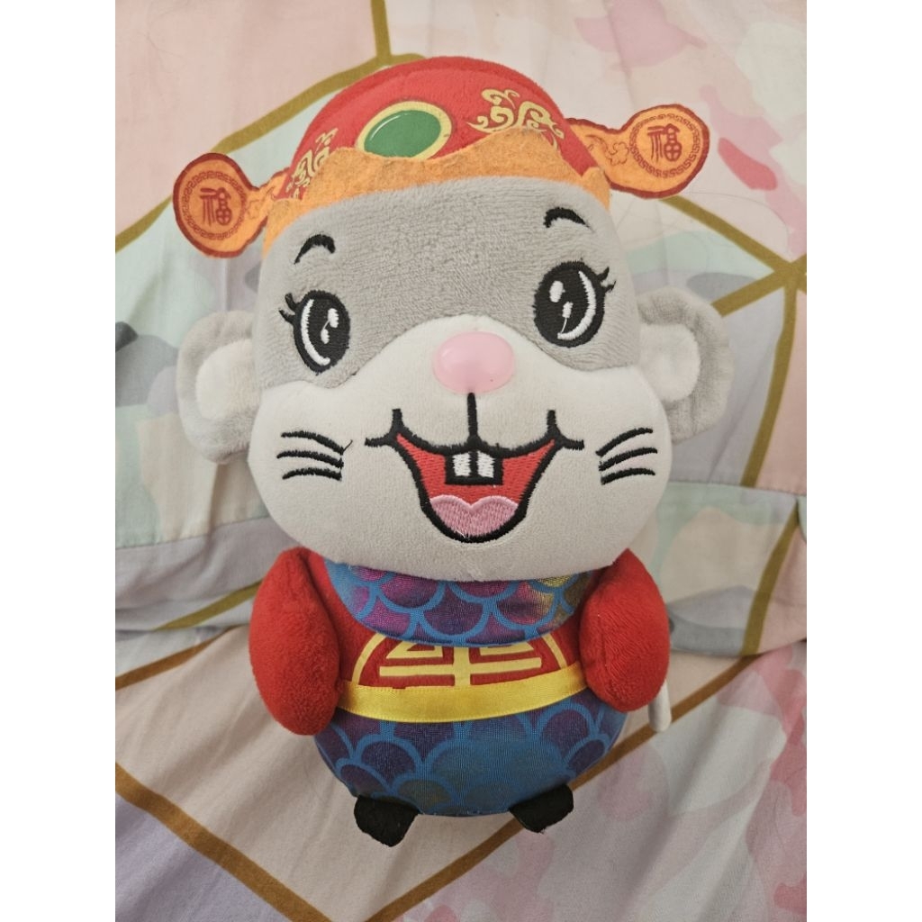 Boneka Imlek Tahun Baru Cina Shio Tikus Hewan Binatang