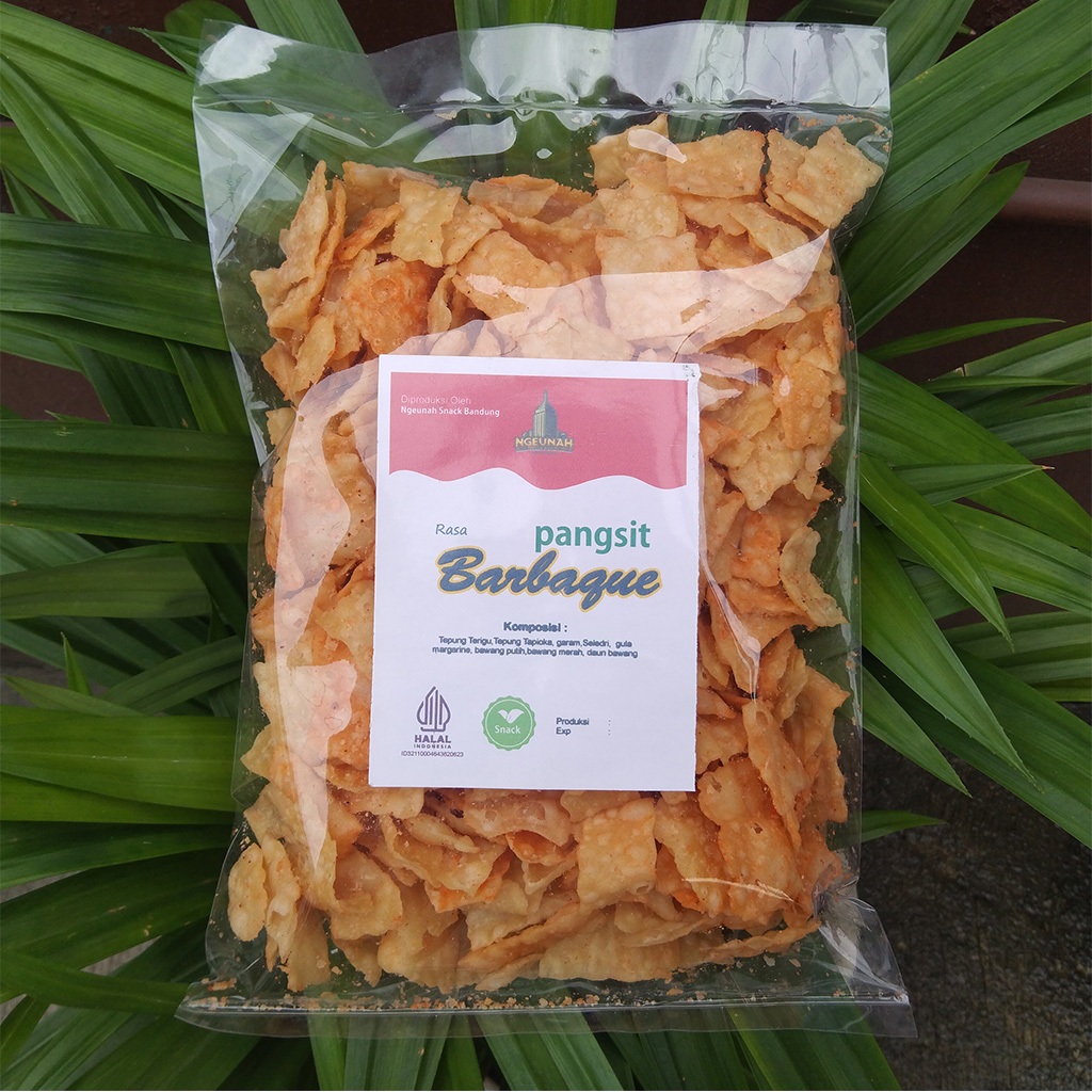 KRIPIK PANGSIT BAWANG 1 KG / PANGSIT GORENG- (Rasa – BARBEQUE ) Murah Enak / Kiloan
