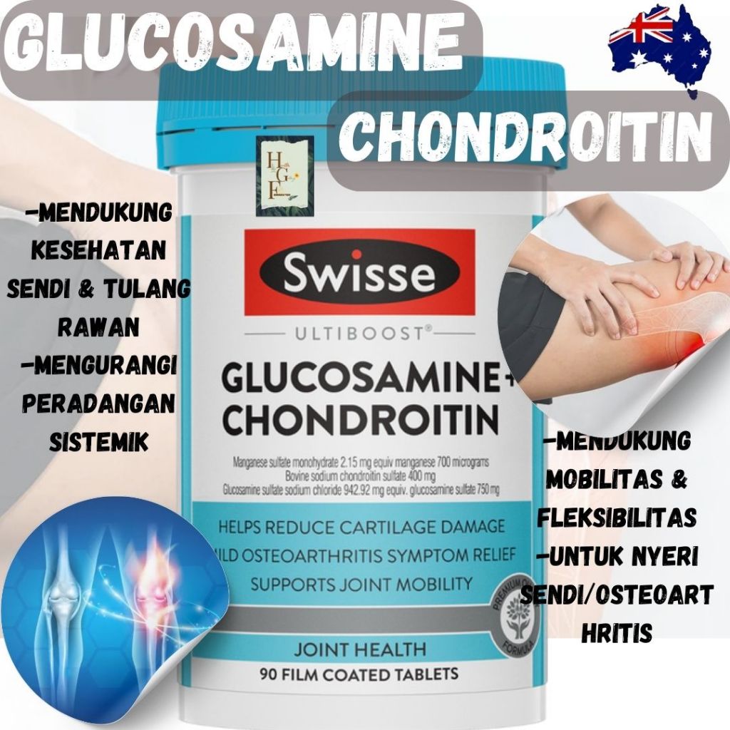Swisse Ultiboost Joint Repair 90 Tablets glucosamine + chondroitin