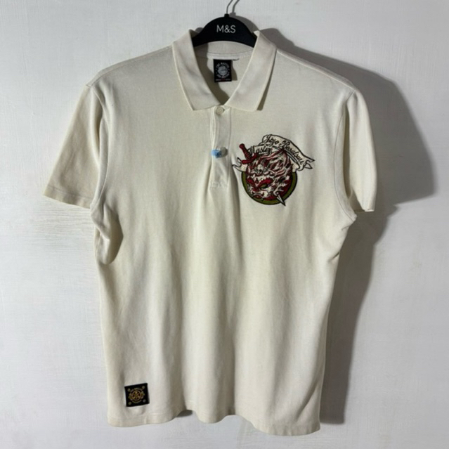 POLO SHIRT JIZO BOSATSU PUTIH