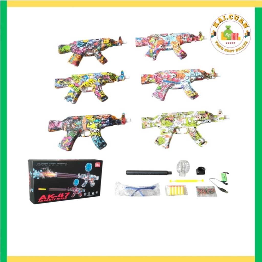 (KAI)Mainan Anak Ak 47 /Mainan Water Gun