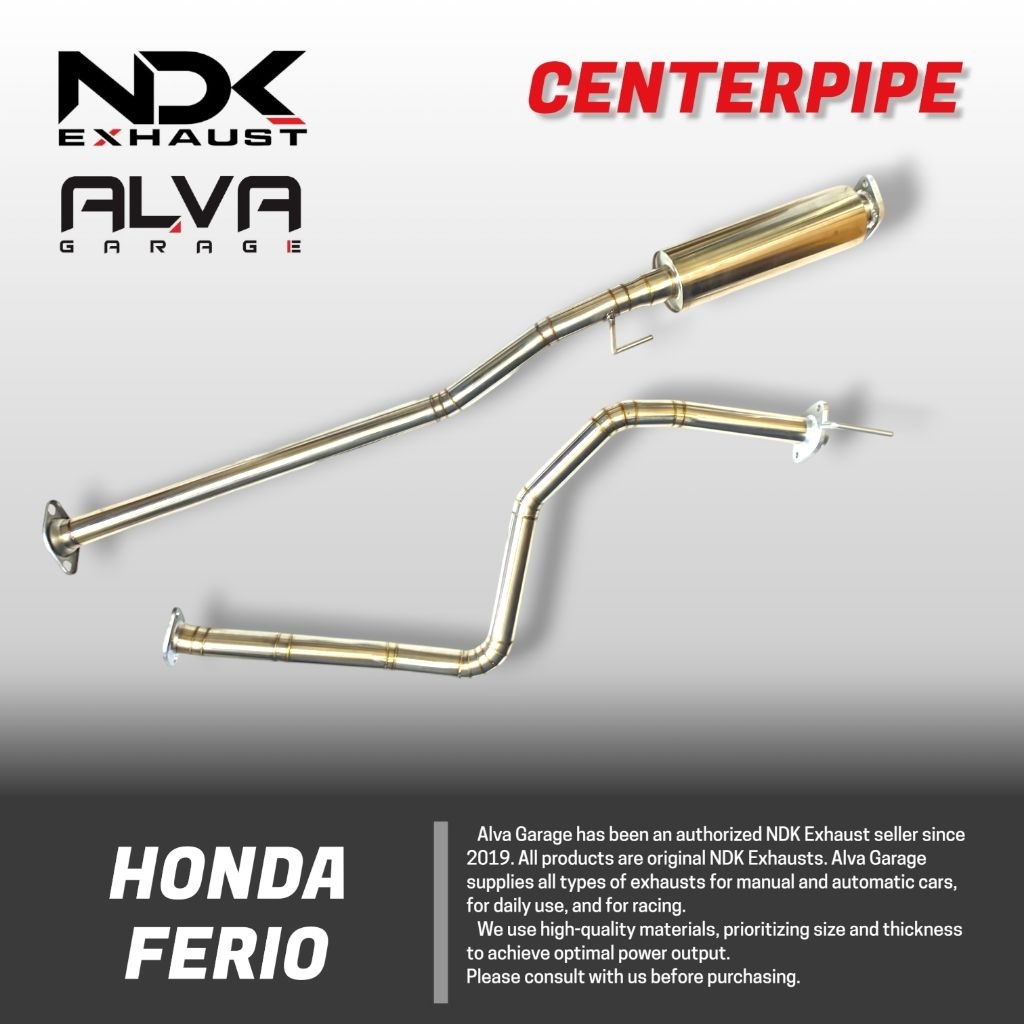 NDK KNALPOT RACING HONDA CIVIC FERIO KNALPOT CENTERPIPE RESONATOR MOBIL CIVIC FERIO RACING NDK EXHAU