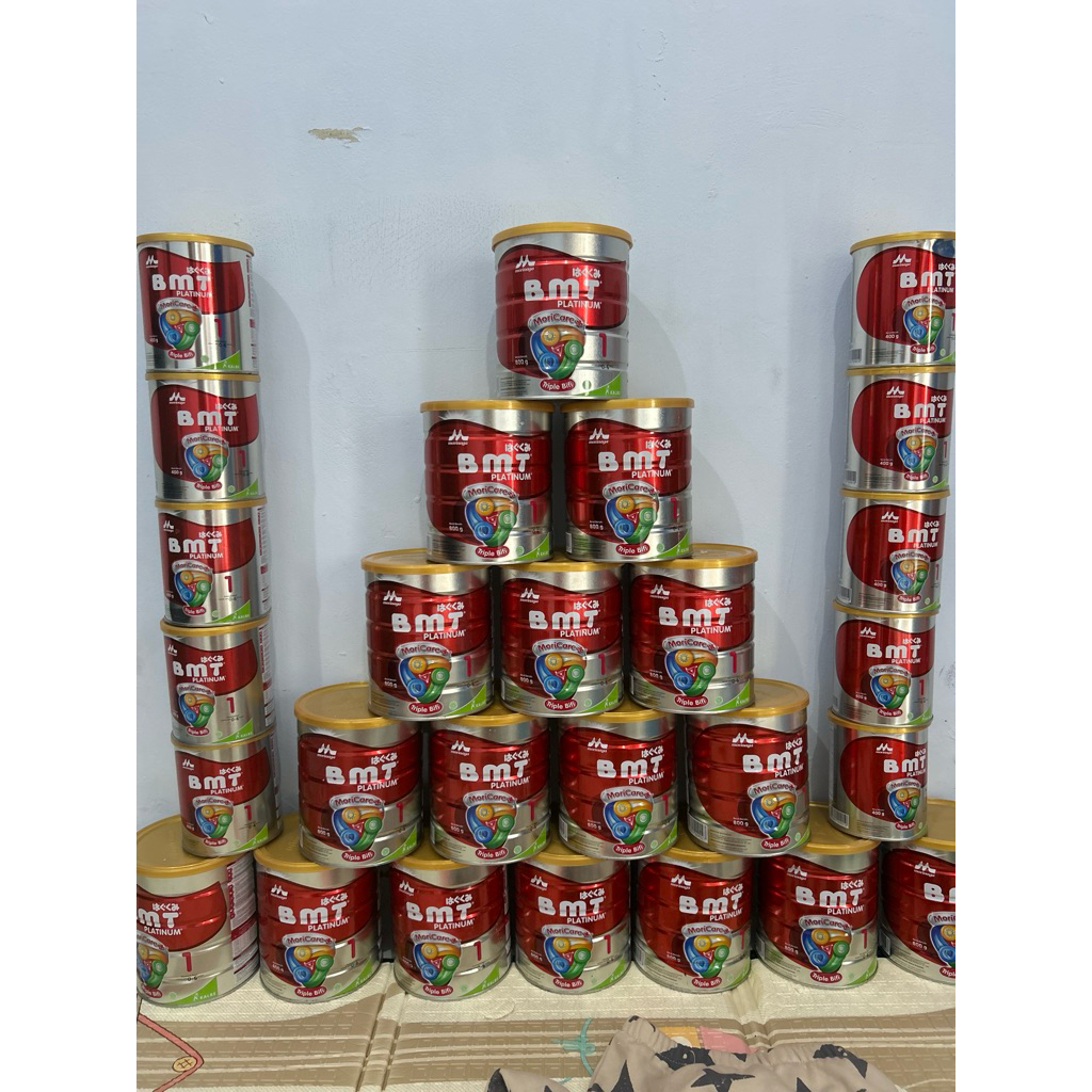 kaleng bekas susu bmt morinaga 800gr