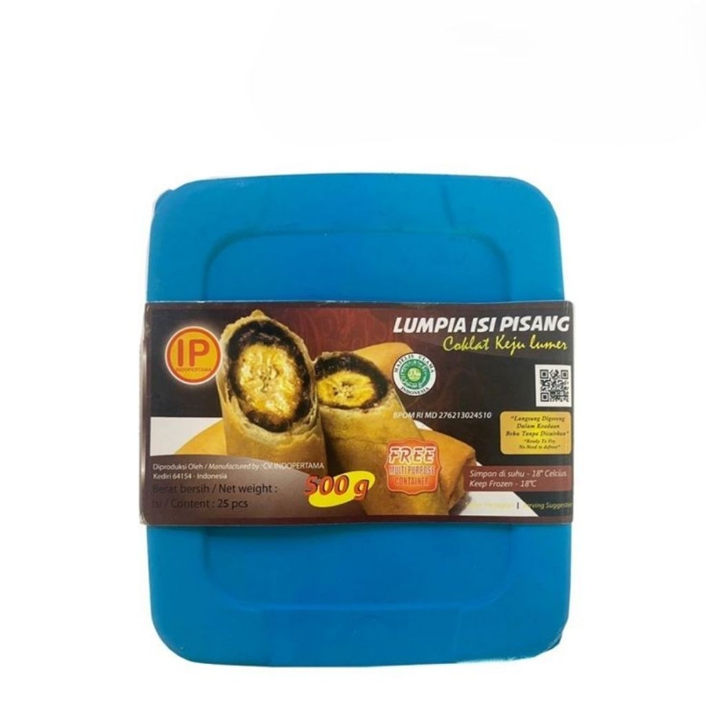 Lumpia Isi Pisang Coklat Lumer
