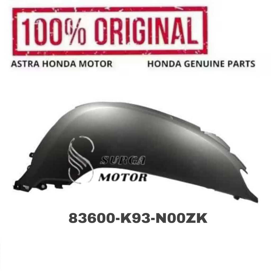 Cover Body Kiri Honda Motor Scoopy eSP K93 Coklat Brown 2017 2018 2019 2020 83600K93N00ZK 83600-K93-