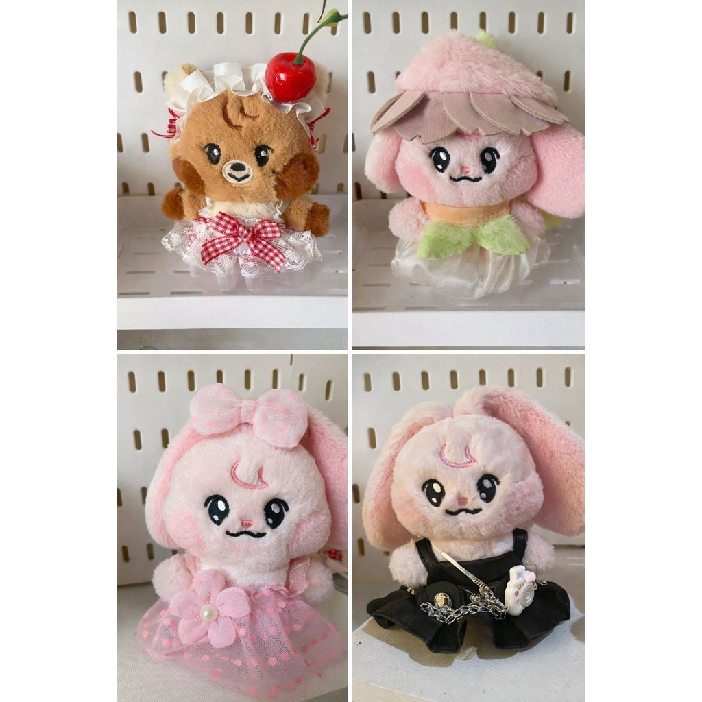 Baju doll 10 cm dan kacamata (READY)