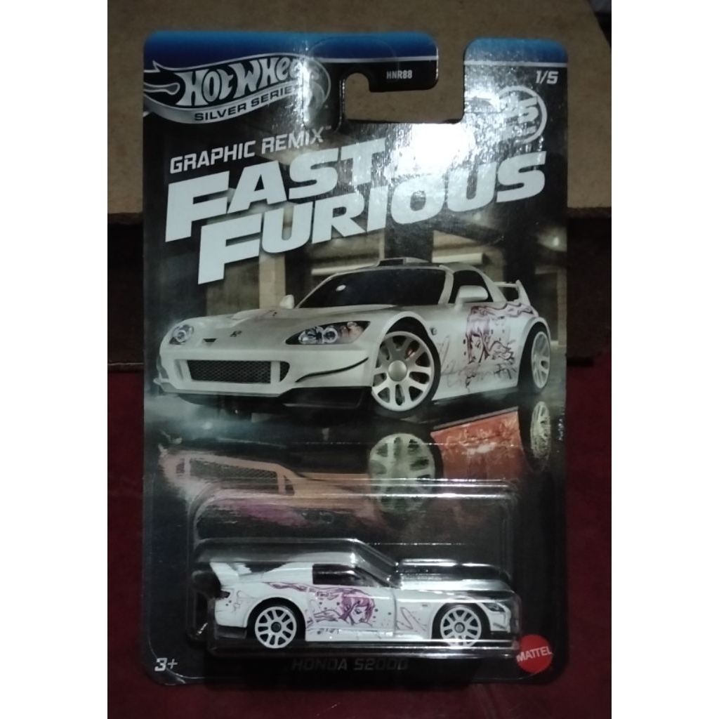 HOT WHEELS FAST AND FURIOUS S2000 PUTIH