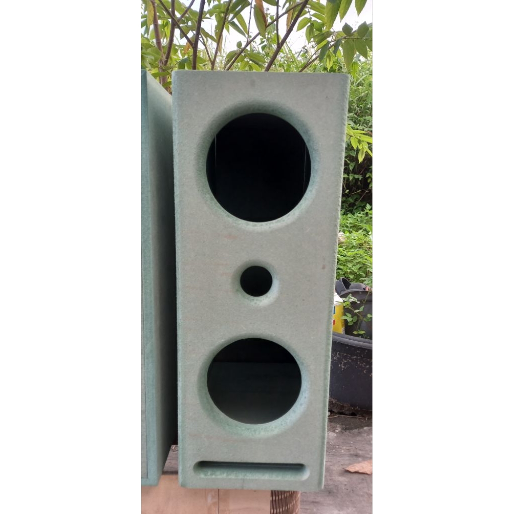 Box speaker 4 inch double woofer