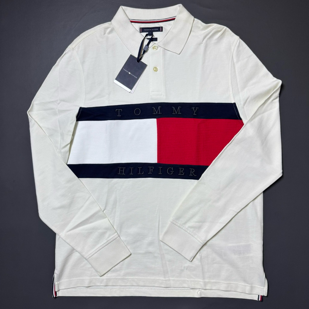 POLO SHIRT LONG SLEEVE TOMMY HILFIGER / REGULAR FIT / Size XL ORIGINAL NEW