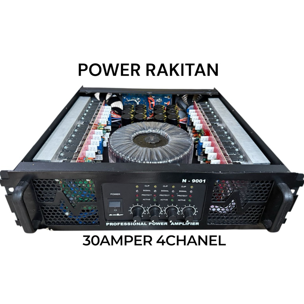 power 4chanel rakitan 30 amper ct 55 fre peking kayu