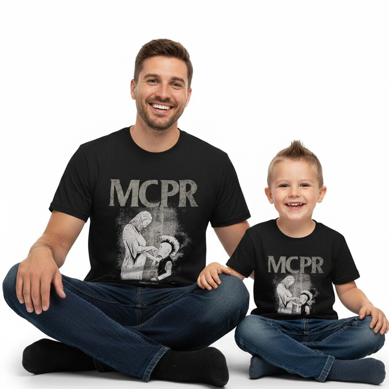 Kaos MCPR Punk Is Attitude Tshirt Couple || Kaos Couple Ayah Anak Size S M L XL XXL 3XL 4XL || DISTR