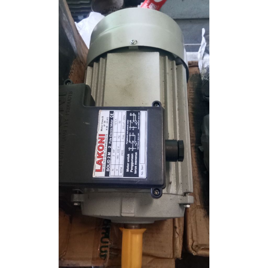 Dinamo penggerak lakoni 2 hp rpm tinggi 1phas