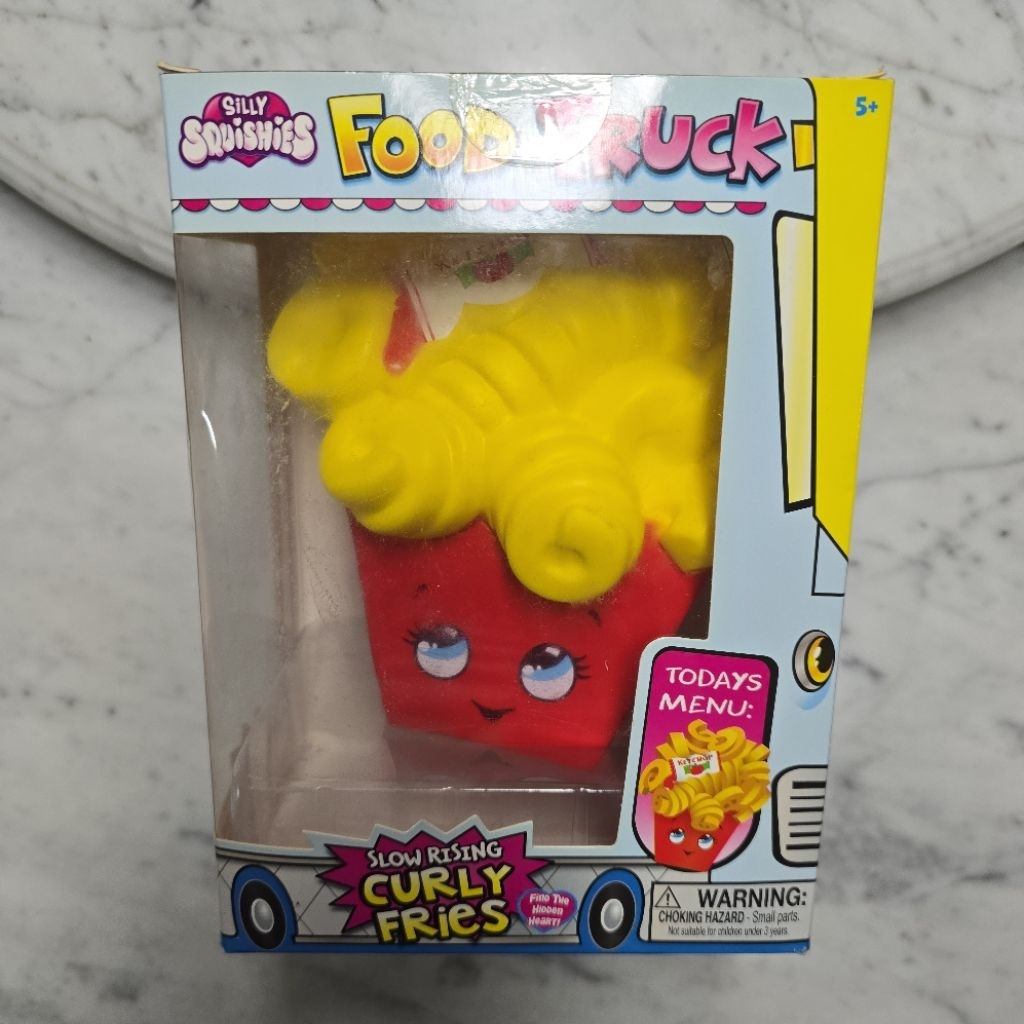 Silly Squishies Food Truck Slow rising curly fries Squishy Preloved mainan anak
