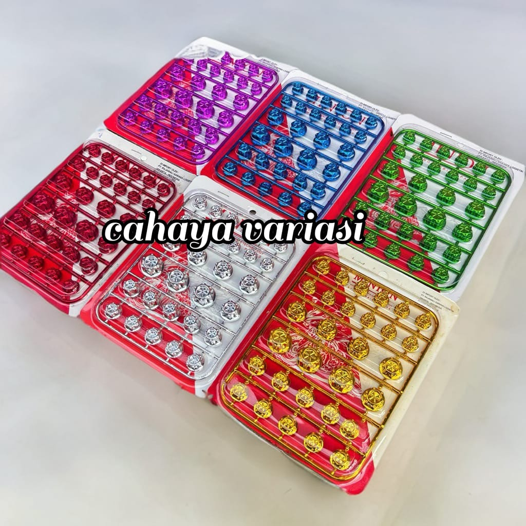 Tutup baut monel variasi / Tutup monel baut variasi gold
